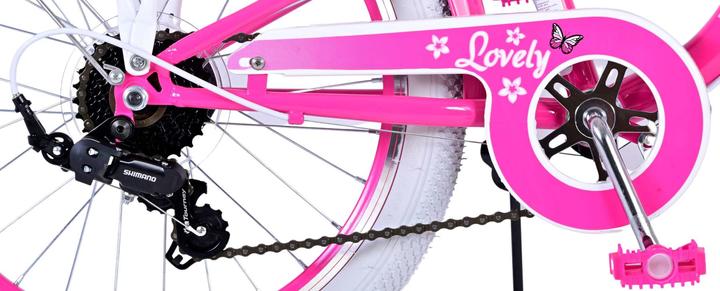Produktbild Volare Lovely Kinderfiets - Meisjes - 20 inch - Roze - 7 versnellingen (20")