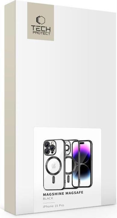 Produktbild Tech-Protect Magshine Magsafe iPhone 15 Pro czarny (Apple iPhone 15 Pro)