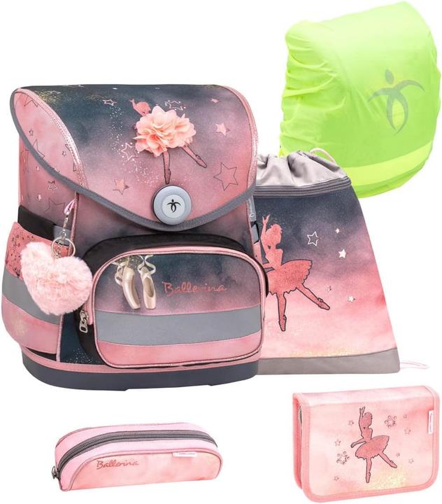 Produktbild Belmil 5-teiliges ergonomisches Schulranzen-Set mit Regenschutz
