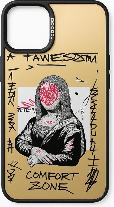 Produktbild G-Case Pink Mona Lisa Graffiti Apple iPhone 14 Plus Hülle (Apple iPhone 14 Plus)