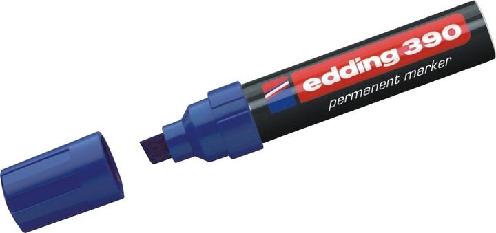 Produktbild Edding Permanent Marker 390 (Schwarz, Blau, 12 mm, 1 x)