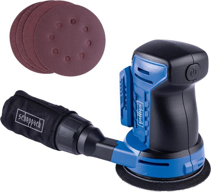 Actual product image Scheppach C-OBS125-X cordless random orbit sander (DIY) (Eccentric grinder)