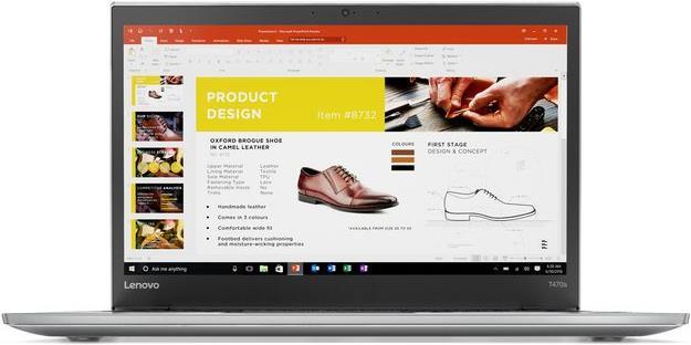 Produktbild Lenovo ThinkPad T470s (14", Intel Core i5-7200U, 8 GB, 256 GB, CH)