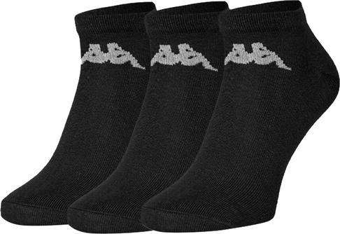 Kappa Socken Söckchen 3 Paar Schwarz (39 - 42)