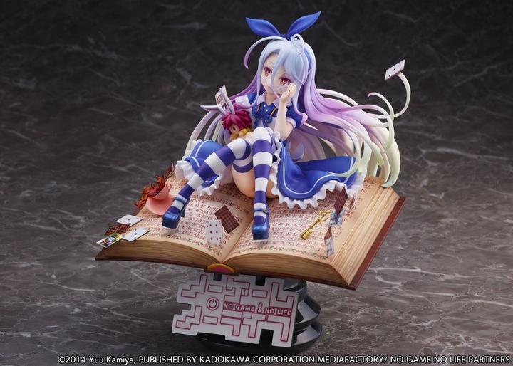 Actual product image Estream No Game No Life statuette 1/7 Shiro Alice in Wonderland Ver. 24 cm