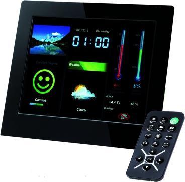 Produktbild Intenso Photobase 8", JPEG, Schwarz (8", 800 x 600 Pixel)