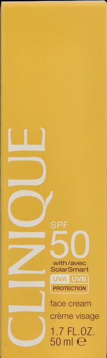 Actual product image Clinique Sun Face Cream SPF 50 (Sun cream face, SPF 50, 50 ml)