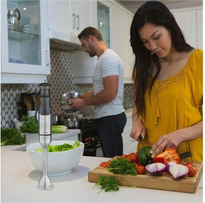 Image du produit TM Electron Handrührgerät Edelstahl 1200 W