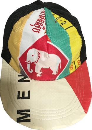 Produktbild Bekos Upcycling - Basecap aus recycelten Zementsäcke Elephant Patchwork (One Size)