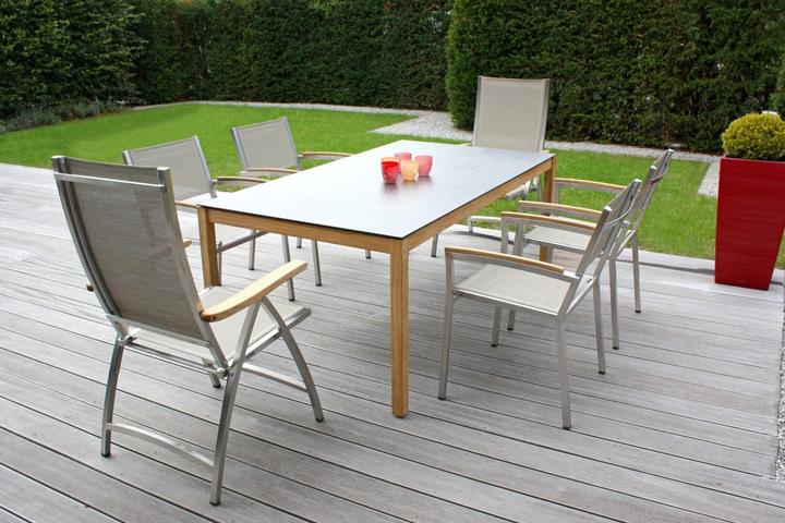 Produktbild Zebra Gartenmöbelreihe PONTIAC PONTIAC Sessel hohe Lehne espresso