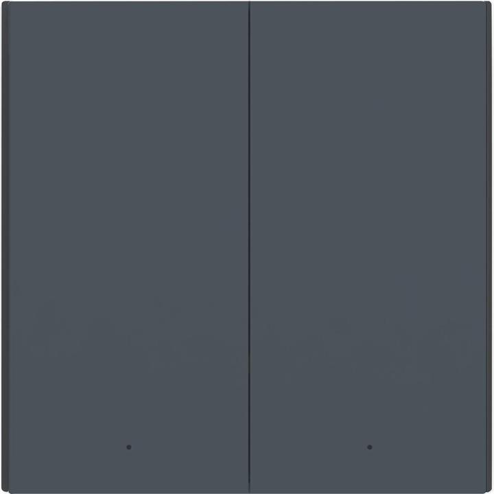 Aqara Smart Wall Switch H1 Grey No Neutral, Double Rocker (Zigbee)