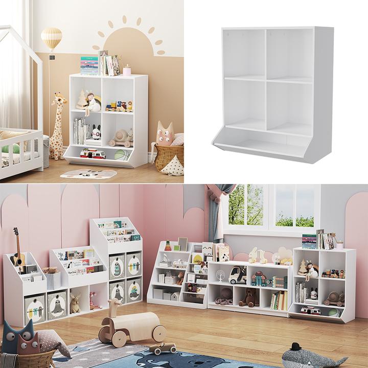 Produktbild Vicco Kinderregal Conny, Weiss, 65.5 x 82.5 cm