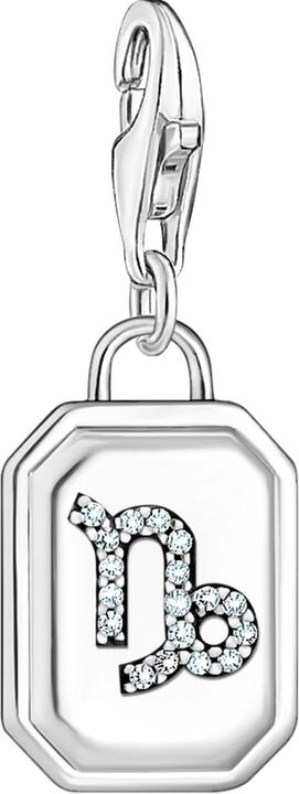 Thomas Sabo Charm-Anhänger Sternzeichen Steinbock mit Steinen Silber (925er Silber)