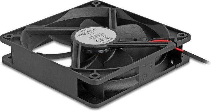 Actual product image Delock Axiallüfter 5 V DC, 120 x 120 x 25 mm schwarz (120 mm, 1 x)