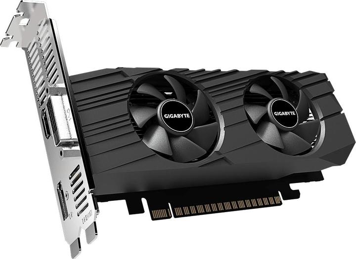 Produktbild Gigabyte GeForce GTX 1650 Low Profile VGA GDDR5 PCI Express 3. DisplayPort 1. HDMI 2. (4 GB)
