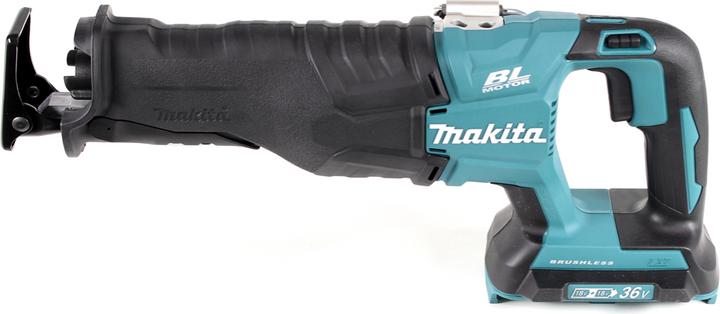 Image du produit Makita DJR 360 RT Scie sabre sans fil 36V ( 2x18V ) + 2x Batteries 5,0 Ah + Chargeur