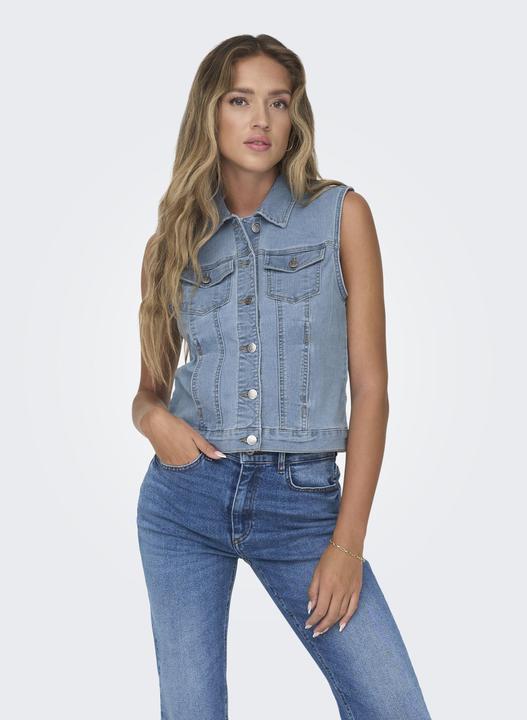 Immagine prodotto Only Gilet in denim con collo alto (S)