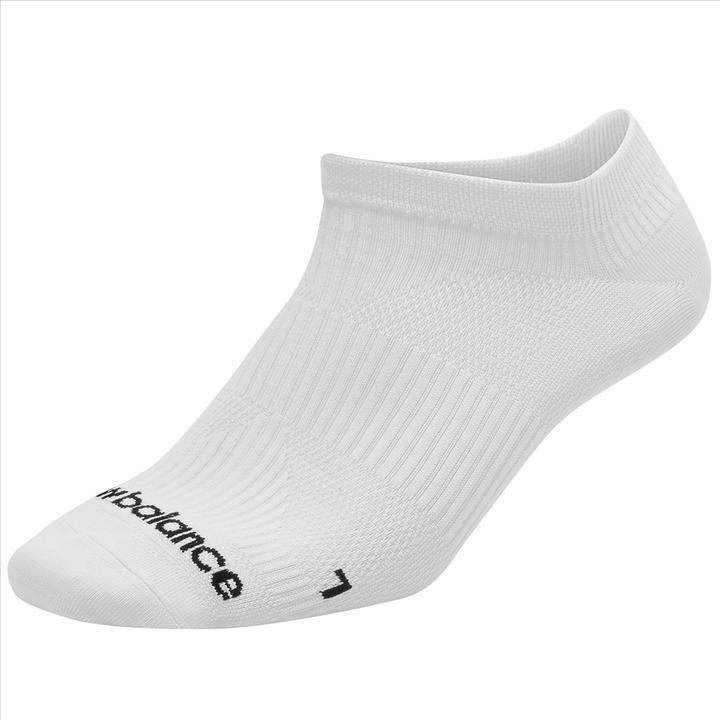 Actual product image New Balance NB Run Foundation Flat Knit No Show Sock 1 Pair (L)