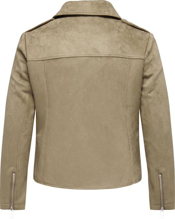 Actual product image Only Fly-away collar curve jacket Biker jacket in leather look (44)