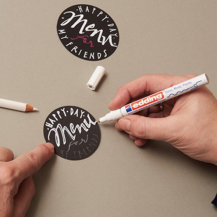 Immagine prodotto Edding 780 (Bianco, 0.80 mm, 1 x)