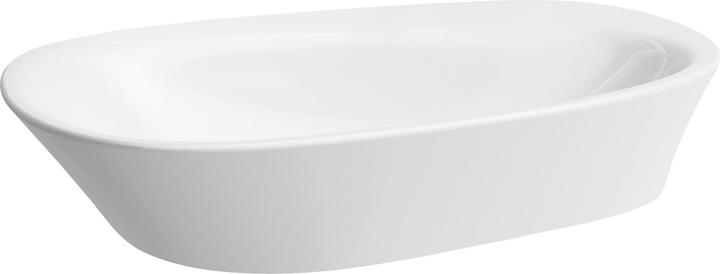 Image du produit Laufen Palomba lavabo, sans trou pour robinetterie, sans trop-plein, avec bord pour robinetterie, ba (600 mm, 180 mm)