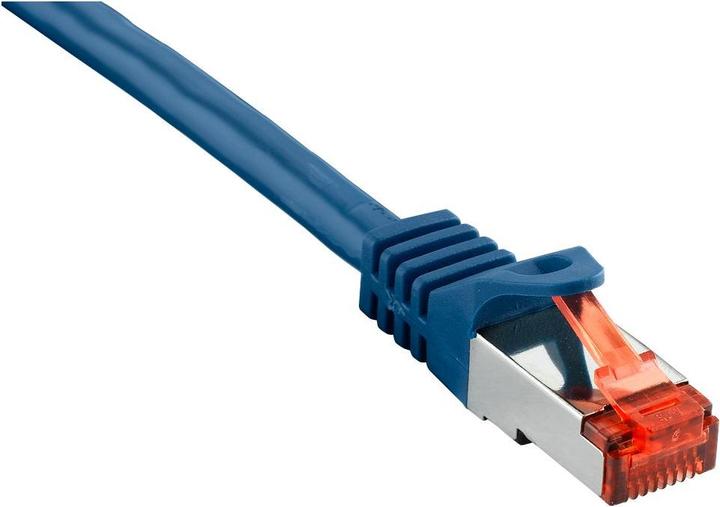 Produktbild Good Connections RNS® Patchkabel mit Rastnasenschutz, Cat. 6, S/FTP, PiMF, PVC, 250MHz, blau, 10m (S/FTP, CAT6, 10 m)