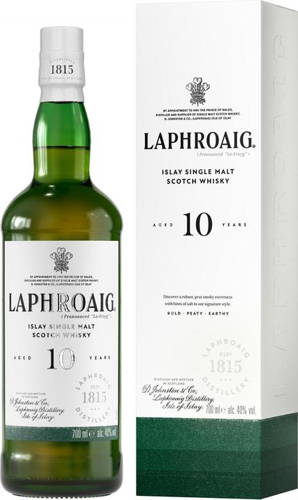 Laphroaig 10 ans (Single Malt, Scotch Whisky, 1 x 70 cl)
