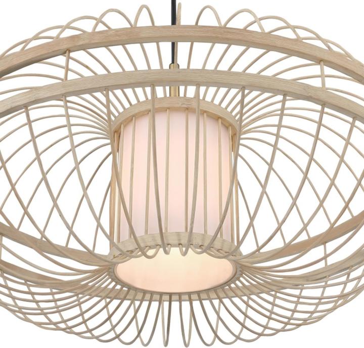 Productafbeelding Westinghouse Hanglamp Tulcea Bamboe / Messing (E27)
