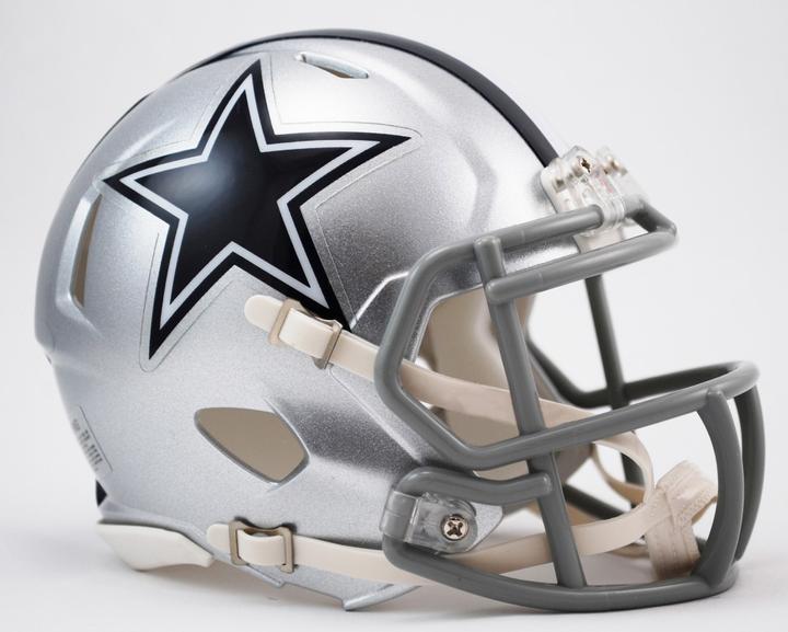Actual product image Riddell Mini Football Helmet NFL Speed Dallas Cowboys
