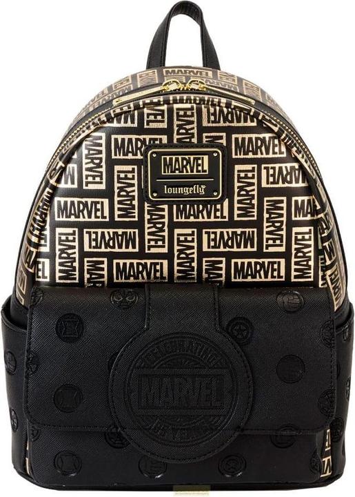 Loungefly Marvel by mini rucksack logo