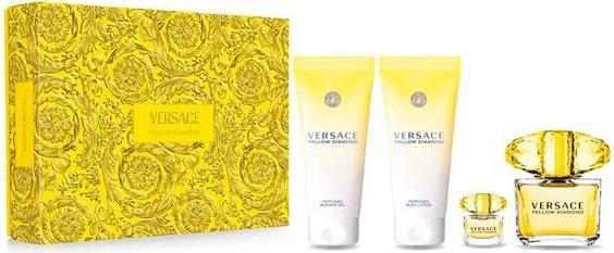 Produktbild Versace Yellow Diamond Spring 2024 Eau de Toilette 90 / Body Lotion Body Smoother / Mini (Parfum set)