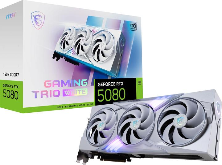 MSI GeForce RTX 5080 GAMING TRIO OC WHITE (16 GB)