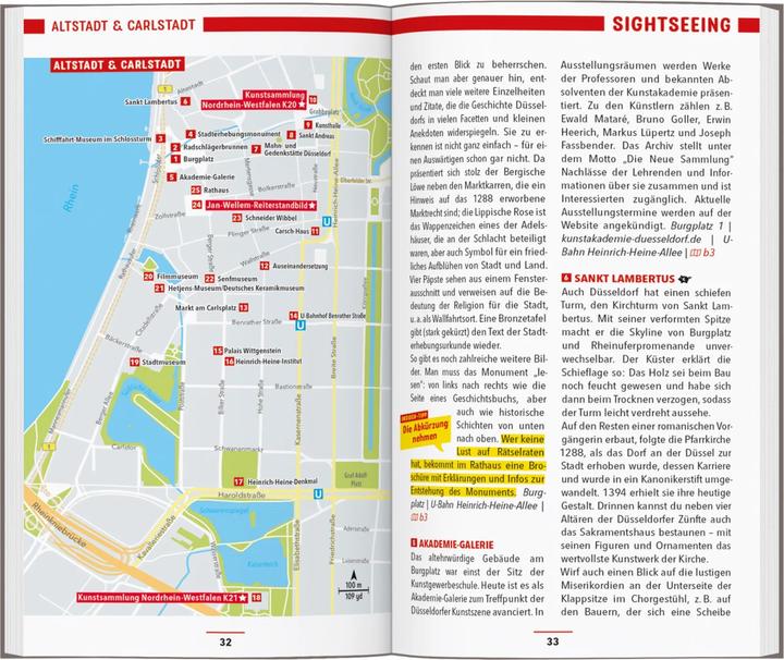 Produktbild Reiseführer Düsseldorf (Deutsch, Franziska Klasen, Doris Mendlewitsch, 2023)