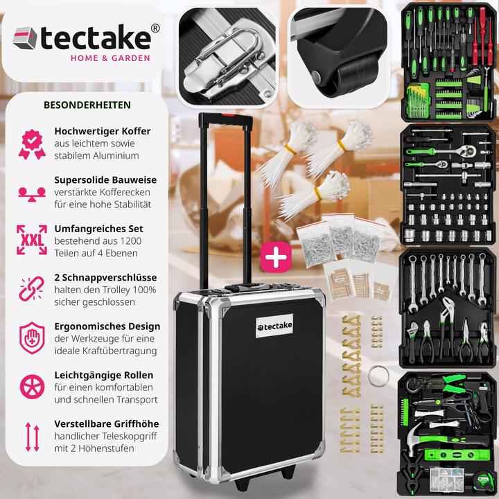 Immagine prodotto tectake Carrello portautensili (1200 pezzi)