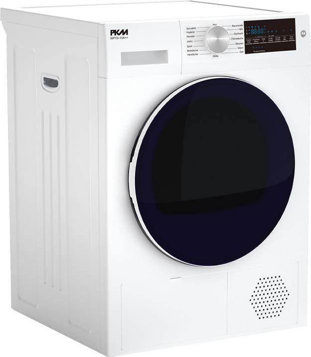 Produktbild PKM Wärmepumpentrockner WPT9-15A++ 9kg wh A++ (9 kg, Wechselbar)