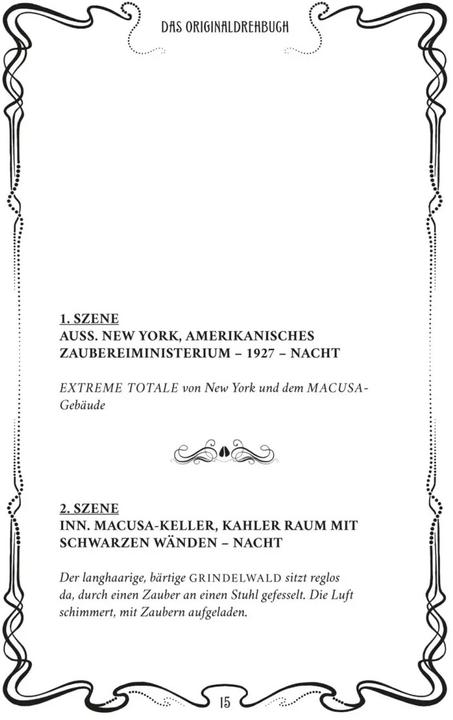 Produktbild Phantastische Tierwesen: Grindelwalds Verbrechen (Das Originaldrehbuch) (Deutsch, J.K. Rowling, 2018)