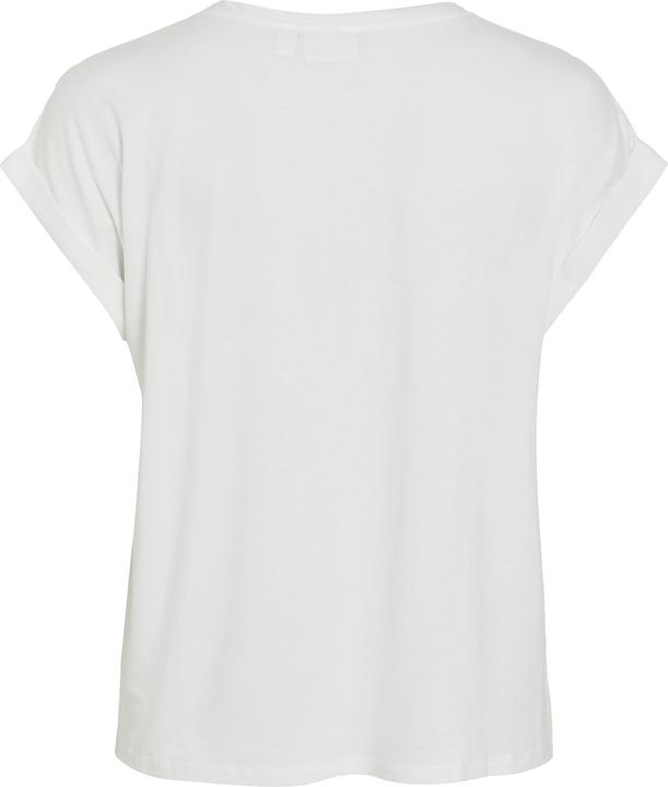 Actual product image Vila Shiny top with short sleeves (36)