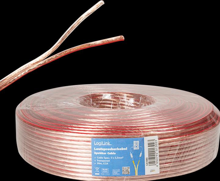 Produktbild LogiLink CA Lautsprecherkabel (50 m, 2.50 mm²)
