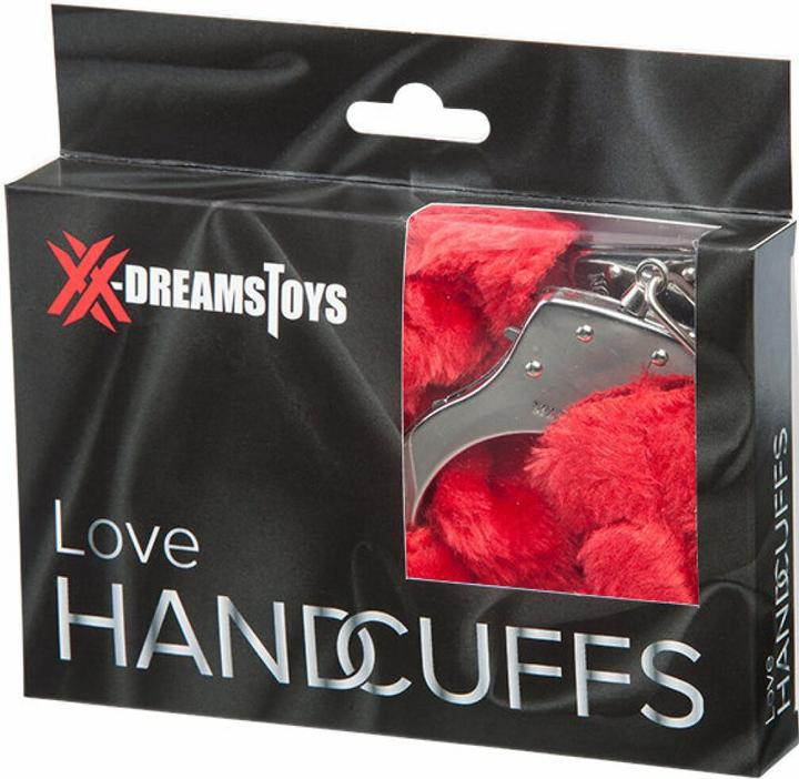 Produktbild XXdreamSToys XX-DREAMSTOYS Liebes-Handschellen m. Plüsch rot