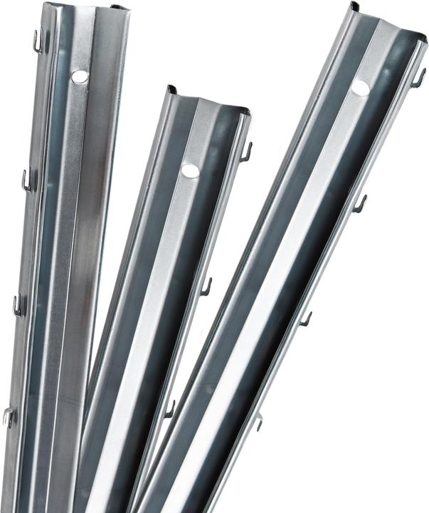 Immagine prodotto Aquagart 200m Wildzaun Forstzaun Knotengeflecht 125/13/30+ Z-Profil Zaunpfosten