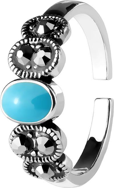 Immagine prodotto Star Piercing Anello in argento con pietra turchese (44)