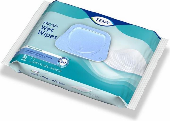 Actual product image Tena wet wipes (1350 ml, Intimate washing lotion)