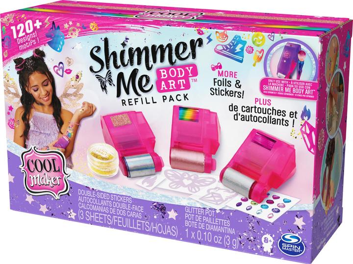 Produktbild Spin Master Cool Maker Shimmer Me Body Art Refill Bundle