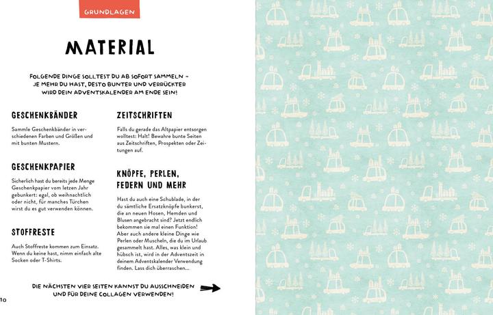 Produktbild Mein verrückter Adventskalender - Das Mitmachbuch