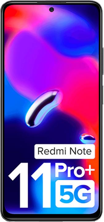 Actual product image Xiaomi Redmi Note 11 Pro+ 5G (128 GB, Graphite gray, 6.67", Hybrid Dual SIM, 108 Mpx, 5G)