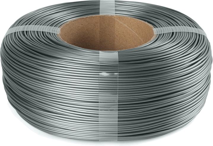 Image du produit The Filament ReFill PETG 1.75mm SILVER ALUMINIUM 1kg (PETG, 1.75 mm, 1000 g, Argent)