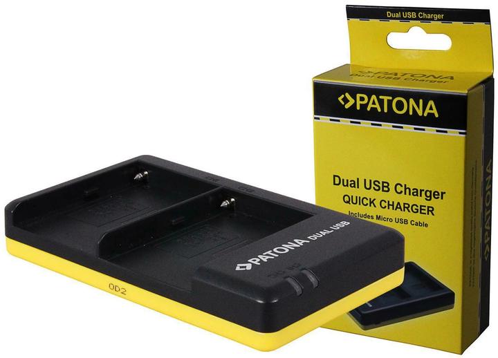 Actual product image Patona Dual Charger FM500H (Camera battery charger)