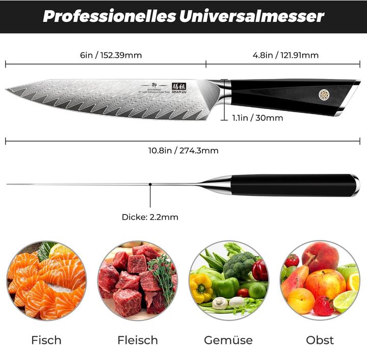 Image du produit Shan Zu GYO Series - rostfreies Küchenmesser (15 cm)