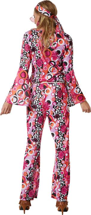 Actual product image tectake Women's Fancy Dress Costume - Hippie Flower Power (L)
