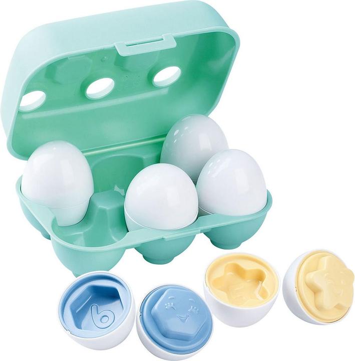 Actual product image PlayGo Rainbow Shape -Sorter Eggs - 13 Pcs*